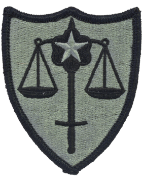 Trial Defense Service ACU Patch with Fastener