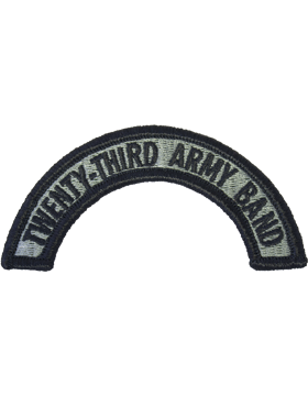 23rd Army Band Tab with Fastener