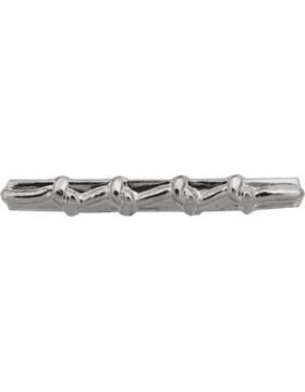 Ribbon Device Silver 4 Knot G.C. Clasp