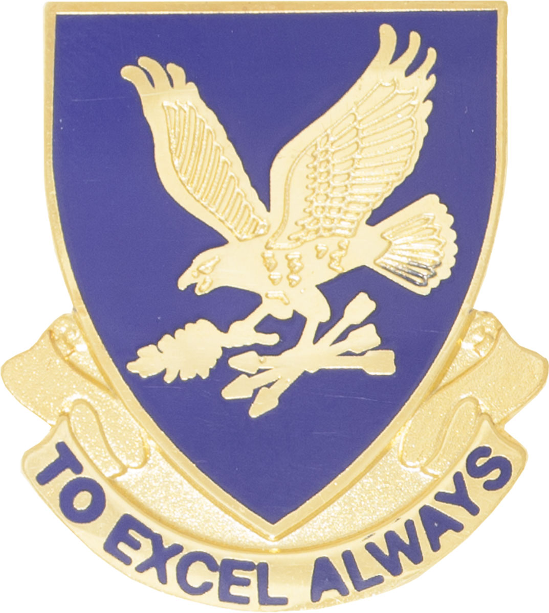 Charlotte Amailie High School (To Excel Always) JROTC Unit Crest