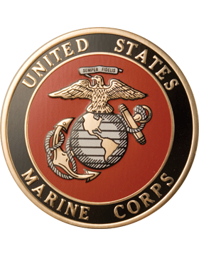 ROTC Medal Insert (RC-MI214) United States Marine Corp Full Color 2in