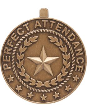 ROTC Medal (RC-ML126C) Perfect Attendance Award Bronze
