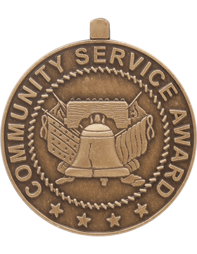 ROTC Medal (RC-ML136C) Community Service Award Bronze