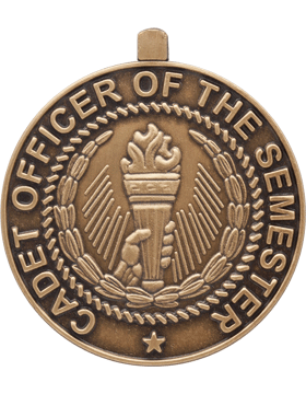 ROTC Medal (RC-ML144C) Cadet Officer Of The Semester Bronze