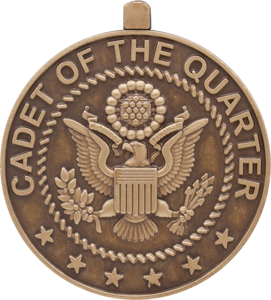 ROTC Medal (RCML146C) Cadet Of The Quarter Bronze US Military