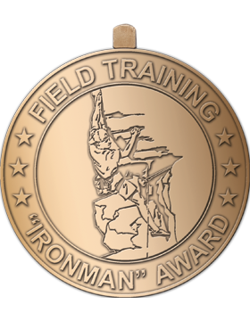 ROTC Medal (RC-ML192C) Field Training 'Ironman' Award Bronze