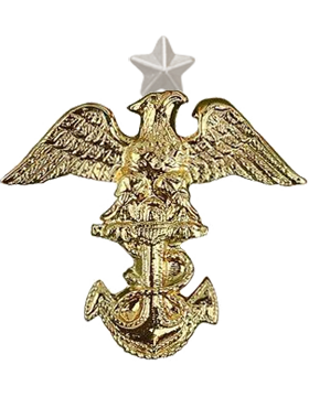 Navy JROTC Senior Chief Petty Officer E-8 Collar Device Nickel