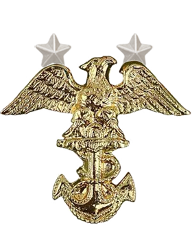 Navy JROTC Master Chief Petty Officer E-9 Collar Device Nickel