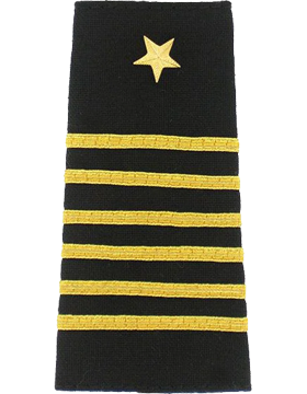 Navy ROTC Midshipman Captain Shoulder Mark