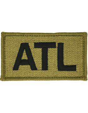 ATL Bagby Green Leadership Patch with Fastener