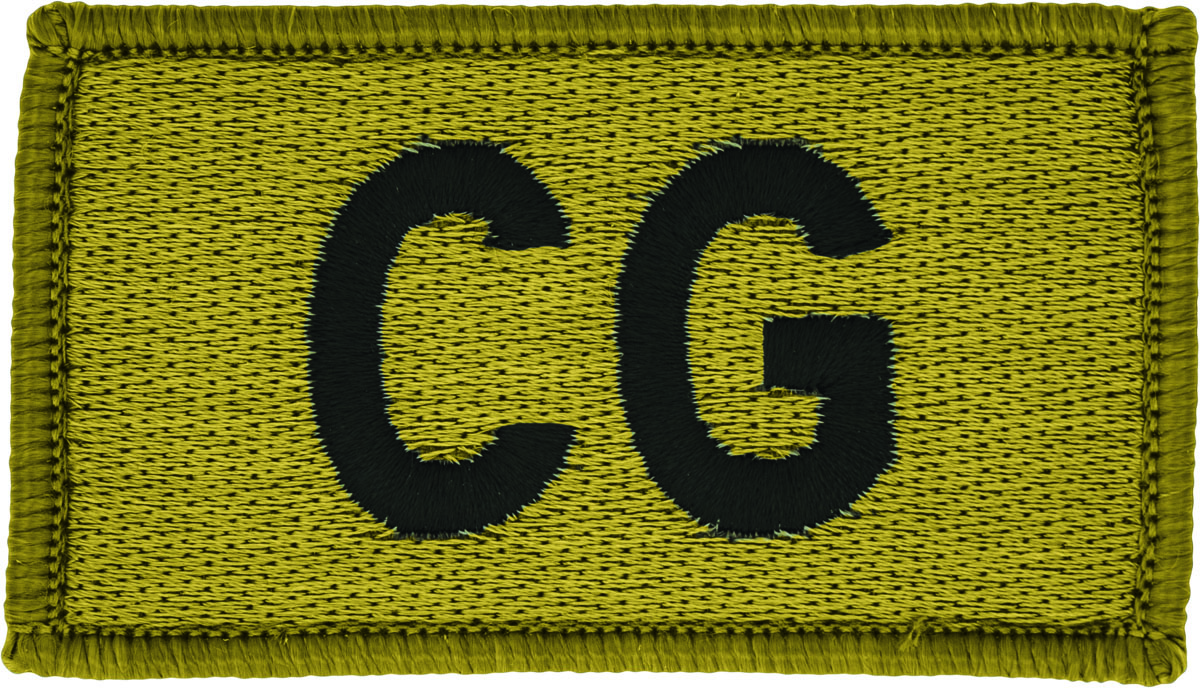 CG Bagby Green Leadership Patch with Fastener