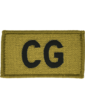 CG Bagby Green Leadership Patch with Fastener