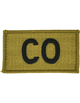 CO Bagby Green Leadership Patch with Fastener