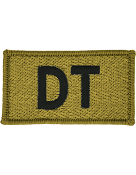DT Bagby Green Leadership Patch with Fastener