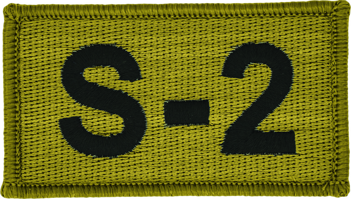 S-2 Bagby Green Leadership Patch with Fastener