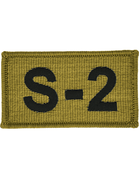 S-2 Bagby Green Leadership Patch with Fastener