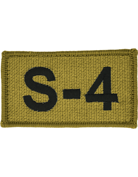 S-4 Bagby Green Leadership Patch with Fastener
