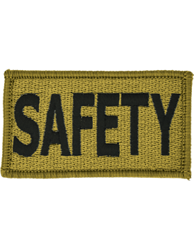 SAFETY Bagby Green Leadership Patch with Fastener