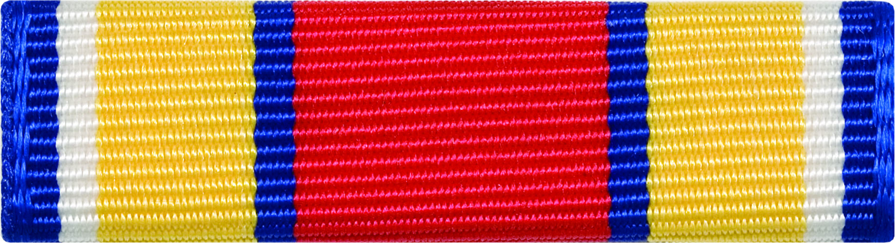 ROTC Ribbon (RCR705) Personal Appearence Blue White and Yellow (L5)