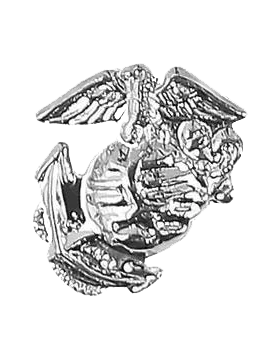 Marine Corps Emblem Ribbon Device Silver