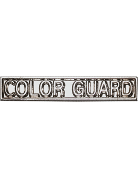 ROTC Ribbon Device (RC-RD214) Color Guard Silver