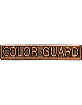 ROTC Ribbon Device (RC-RD215) Color Guard Bronze