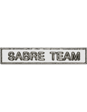ROTC Ribbon Device (RC-RD221) Sabre Team Silver