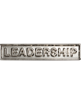 ROTC Ribbon Device (RC-RD223) Leadership Silver