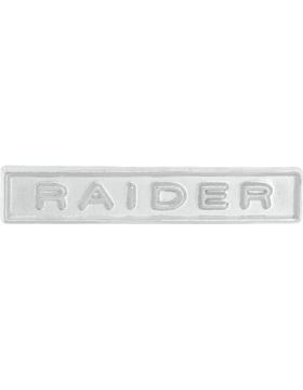ROTC Ribbon Device (RC-RD252) Raider Silver