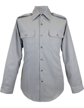 Male Army Gray Long Sleeve Shirt