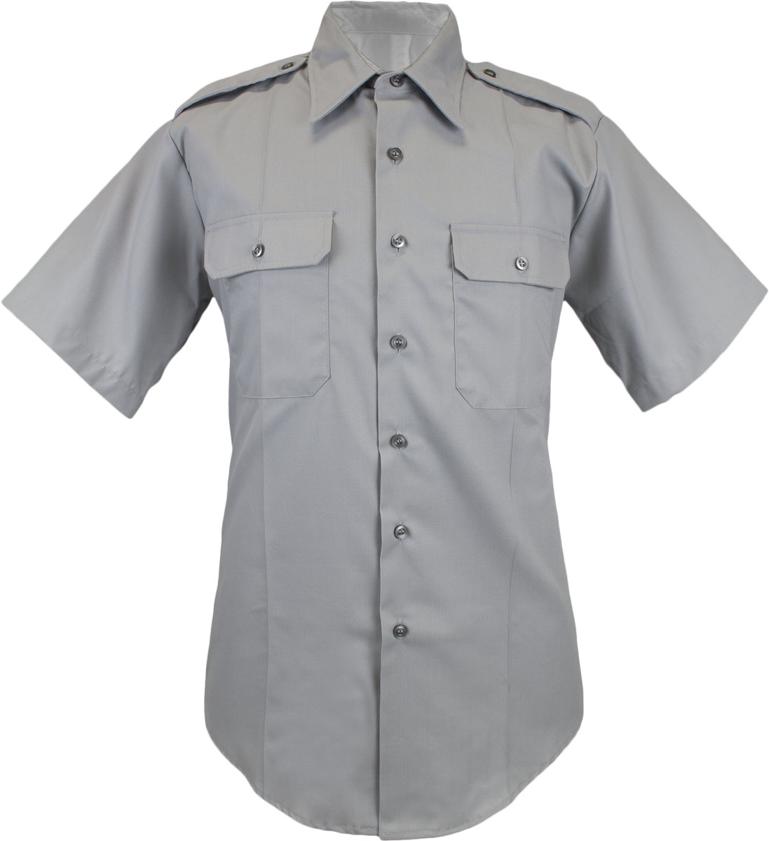 Male Army Gray Short Sleeve Shirt