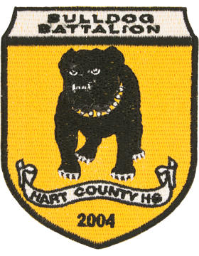 Hart County High School Bulldog Battalion Full Color Patch