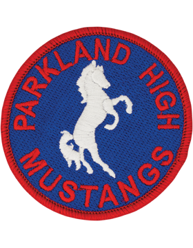 Parkland High School Mustangs Full Color Patch