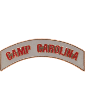 ROTC Metal Arc Tab CAMP CAROLINA