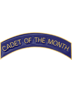 ROTC Metal Arc Tab CADET OF THE MONTH