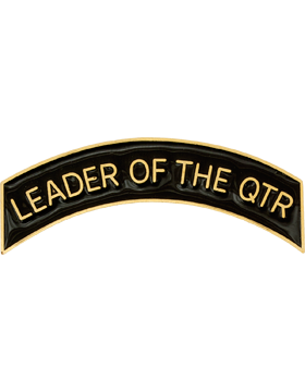 ROTC Metal Arc Tab LEADER OF THE QTR