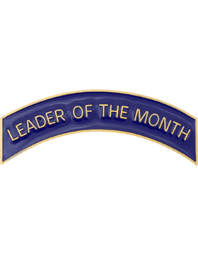 ROTC Metal Arc Tab LEADER OF THE MONTH