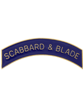 ROTC Metal Arc Tab SCABBARD & BLADE