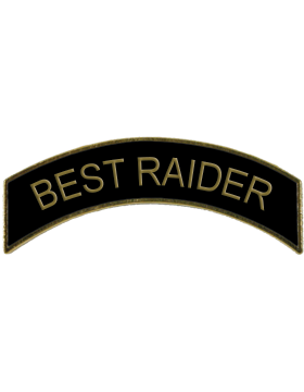 ROTC Metal Arc Tab BEST RAIDER