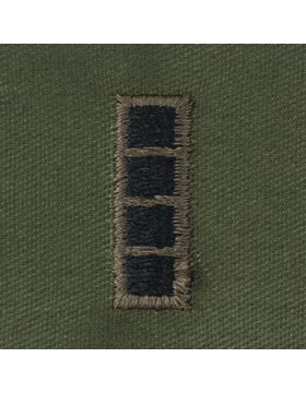 Subdued Sew-on Rank S-115 Warrant Officer Four