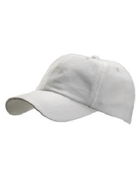 Solid Twill Cap White with White Eyelets & Button