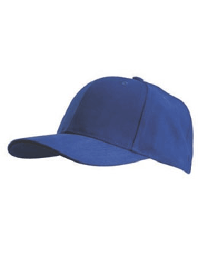 Stock Royal Brushed Cotton Cap with Royal Eyelets & Button