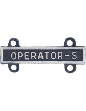 Operator-S Qualification Bar