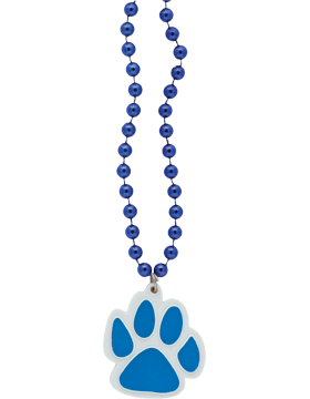 SS-BEAD-PAW Paw Print Beaded Necklace