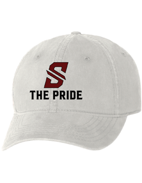 Southside Round S Logo White Unstructured Cap