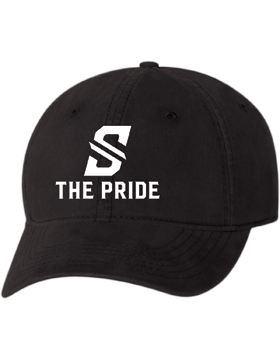 Southside Round S Logo Black Unstructured Cap