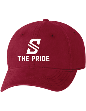 Southside Round S Logo Cardinal Unstructured Cap