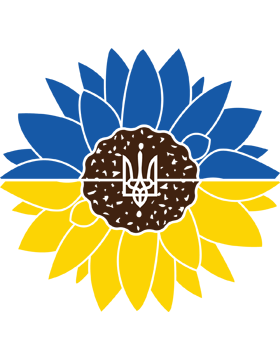 Ukraine Sunflower Sticker