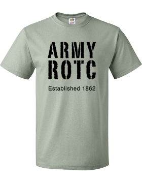 Army ROTC T-Shirt 4013 (Front: ARMY ROTC Back: ROTC)