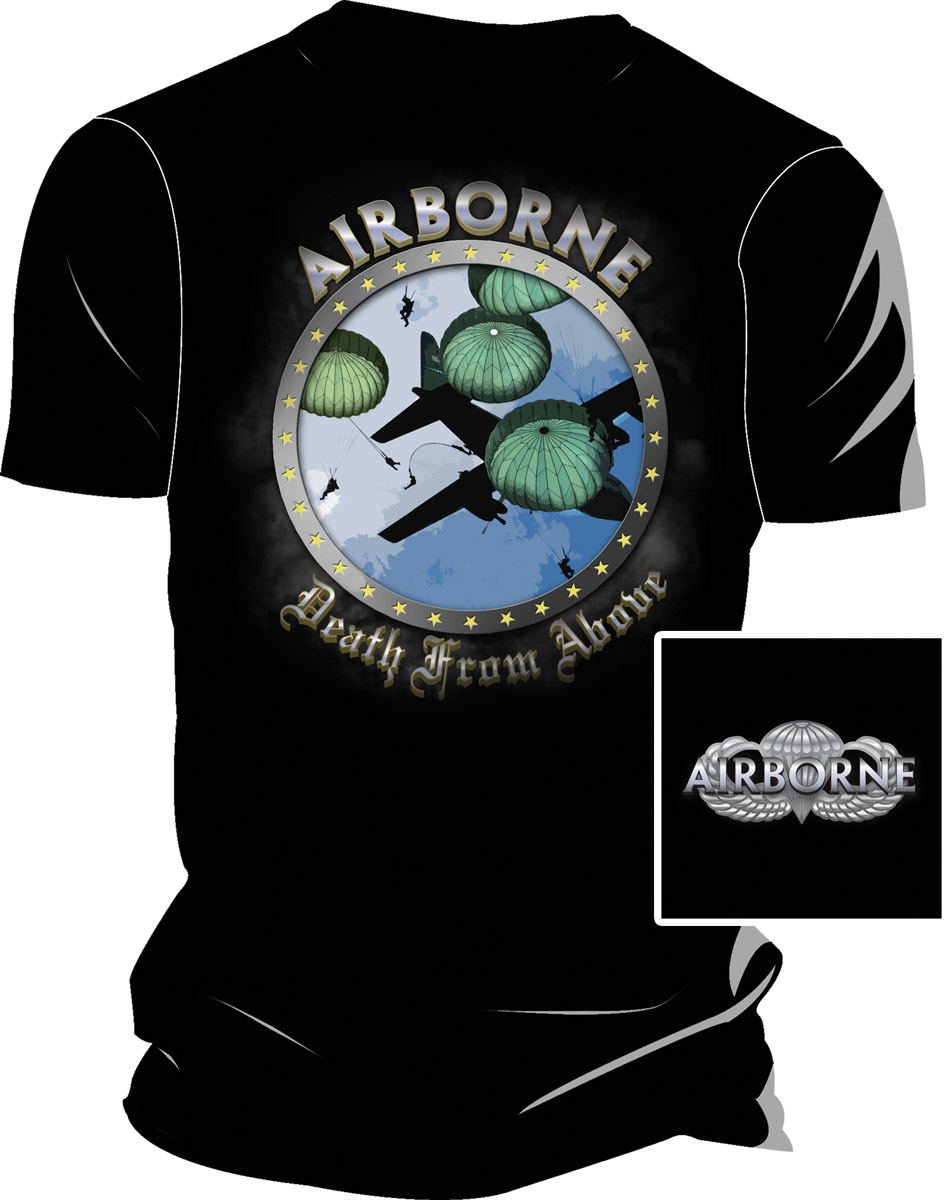 airborne death from above shirt